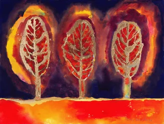 Arbres en feu, 1996